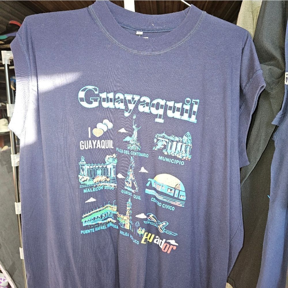 T-shirt men blue size L Guayaquil  025